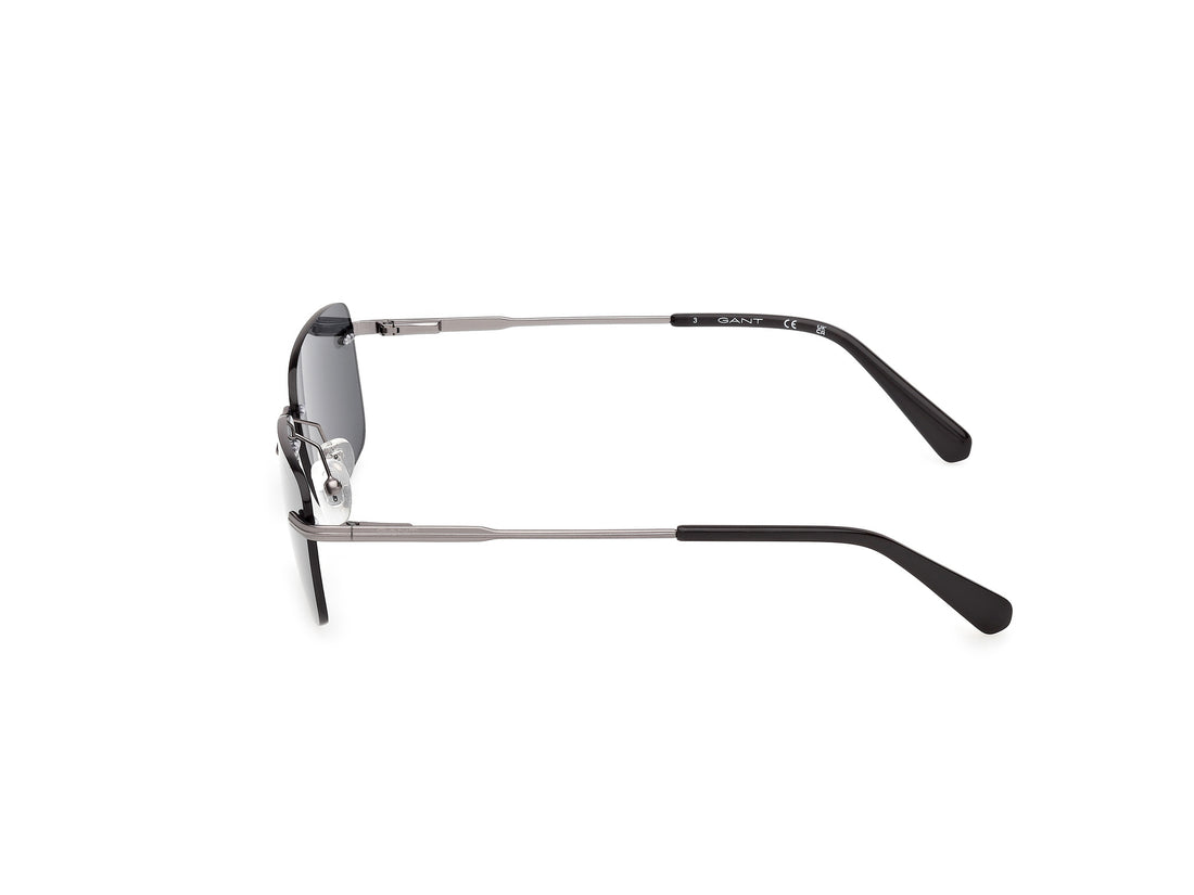 Gafas de sol gant ga00040 09a plateado rectangular masculino talla 57mm - Vista de detalle