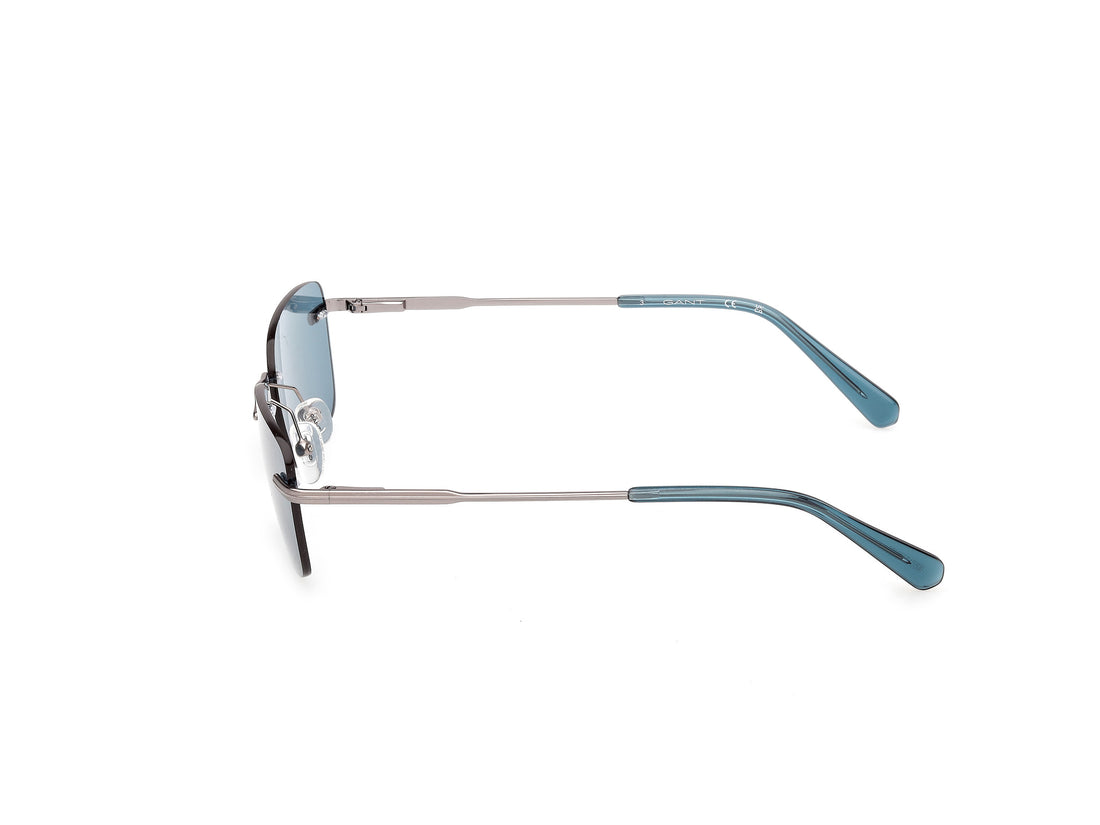 Gafas de sol gant ga00040 15n plateado rectangular masculino talla 57mm - Vista de detalle