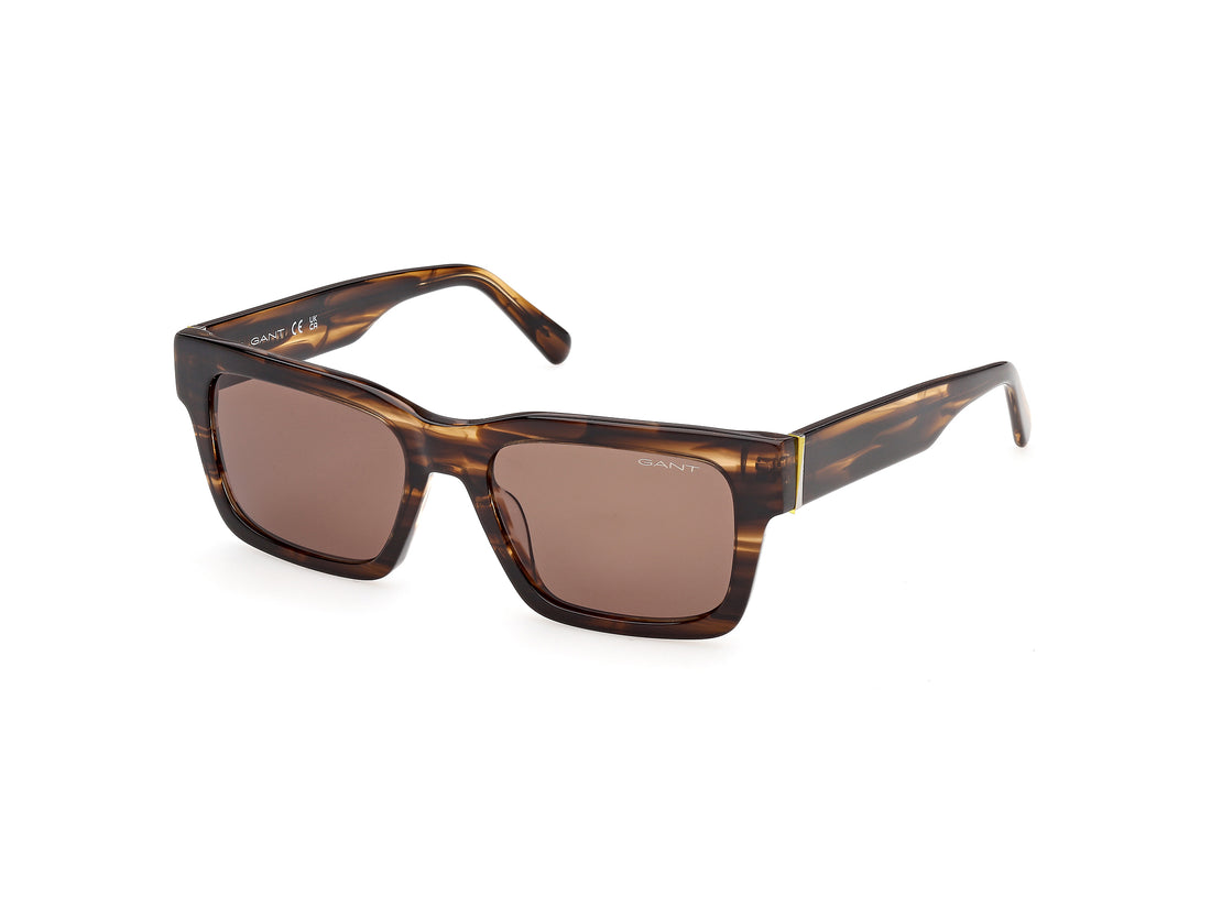 Sunglasses gant ga00042 56j havana square masculino size 54mm - Main view