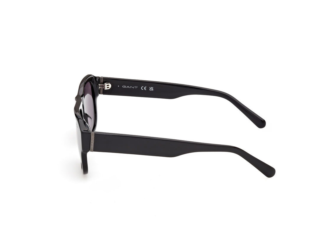 Solbriller gant ga00044 01d negro rectangular masculino størrelse 53mm - Detaljeret visning