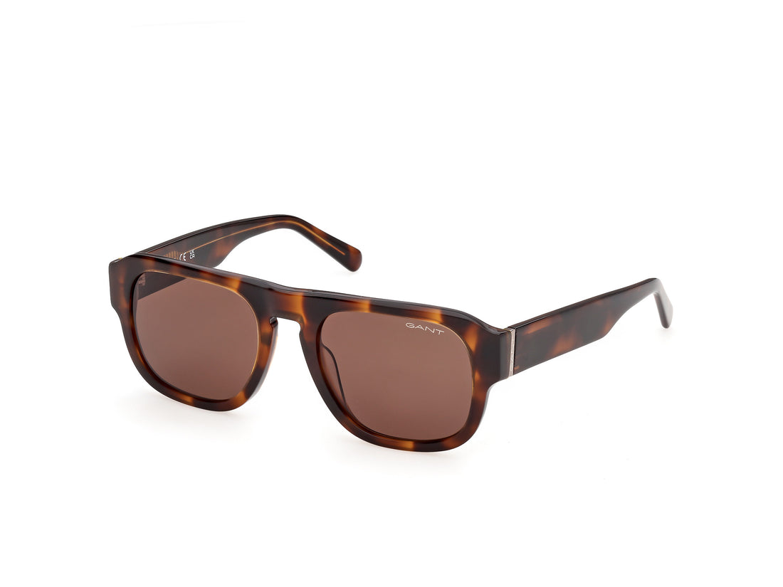 Solbriller gant ga00044 52e havana rectangular masculino størrelse 53mm - Hovedvisning