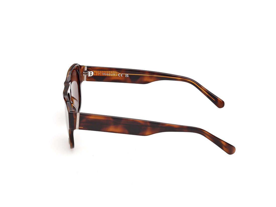 Solbriller gant ga00044 52e havana rectangular masculino størrelse 53mm - Detaljeret visning