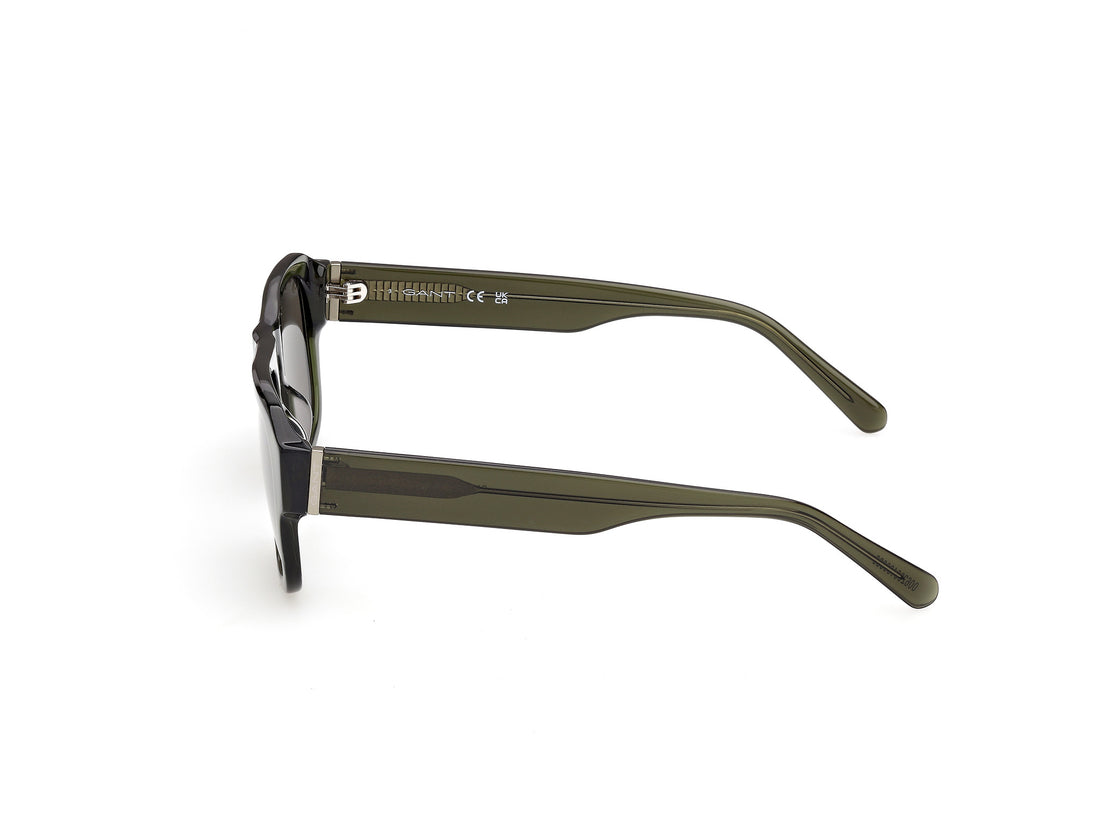 Solbriller gant ga00044 96n verde rectangular masculino størrelse 53mm - Detaljeret visning