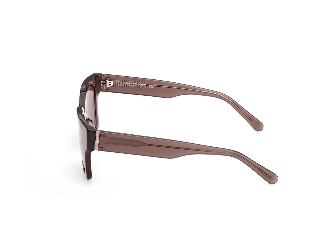 Solbriller gant ga00046 48j marron geometric femenino størrelse 53mm - Detaljeret visning