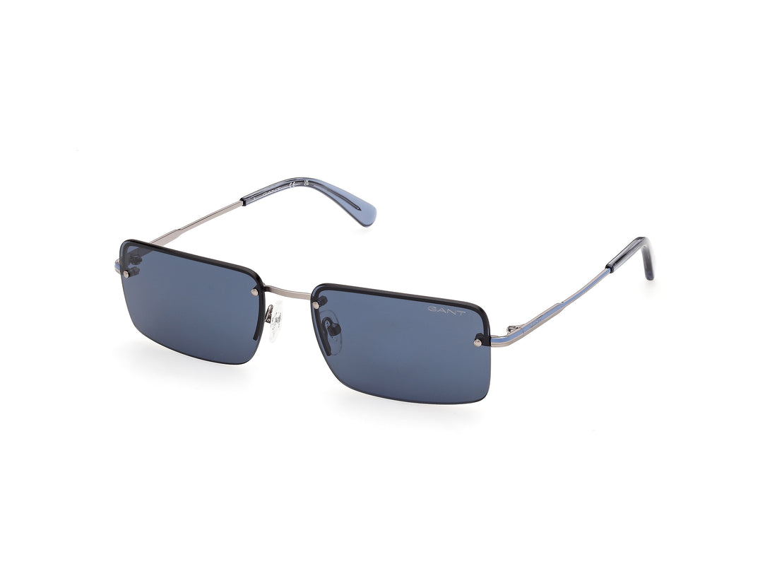 Solbriller gant ga00048 15v plateado rectangular masculino størrelse 60mm - Hovedvisning