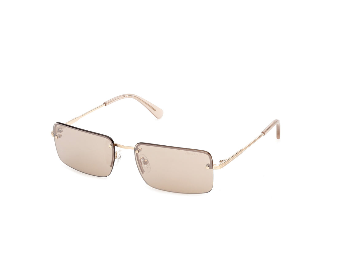 Solbriller gant ga00048 32l dorado rectangular masculino størrelse 60mm - Hovedvisning