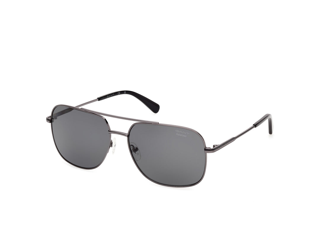 Solbriller gant ga00049 09d plateado navigator masculino størrelse 61mm - Hovedvisning