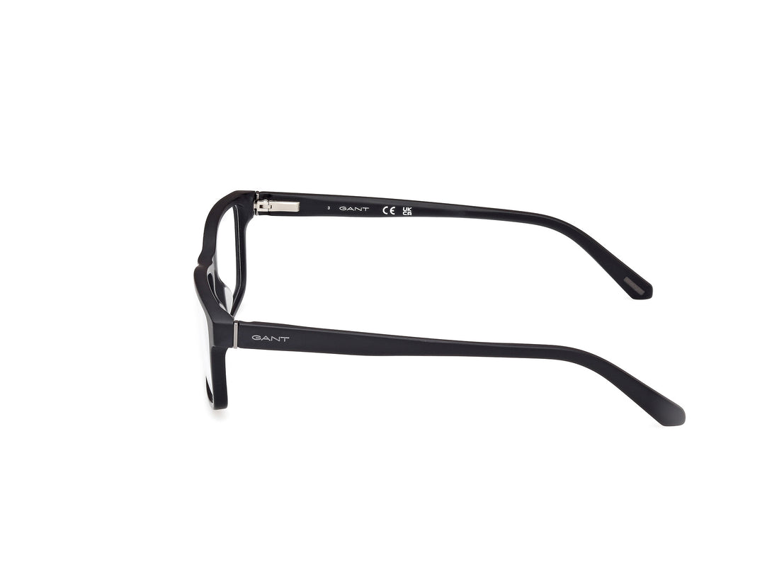 Óculos graduados gant ga3177 002 rectangular masculino tamanho 54mm - Vista de detalhe