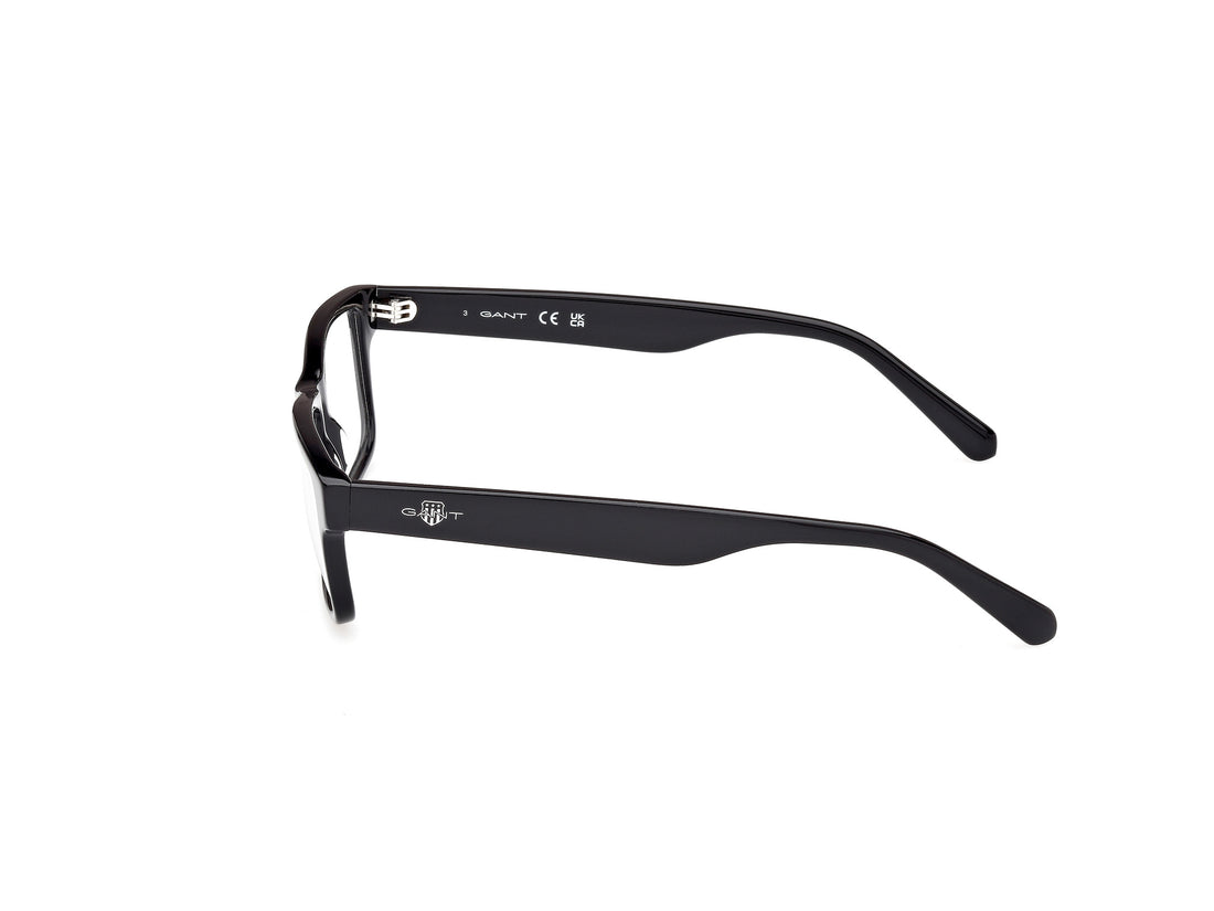 Occhiali da vista gant ga50017 001 negro rectangular masculino taglia 53mm - Vista dettagliata