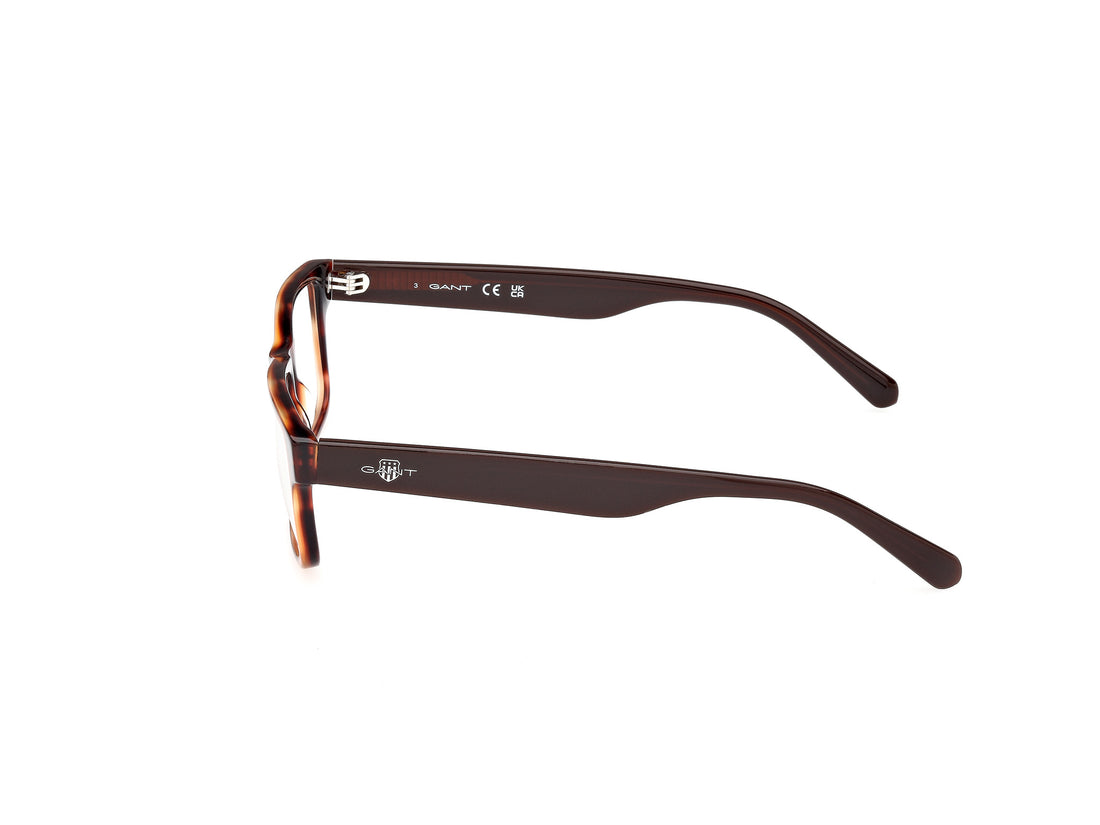 Occhiali da vista gant ga50017 054 havana rectangular masculino taglia 53mm - Vista dettagliata