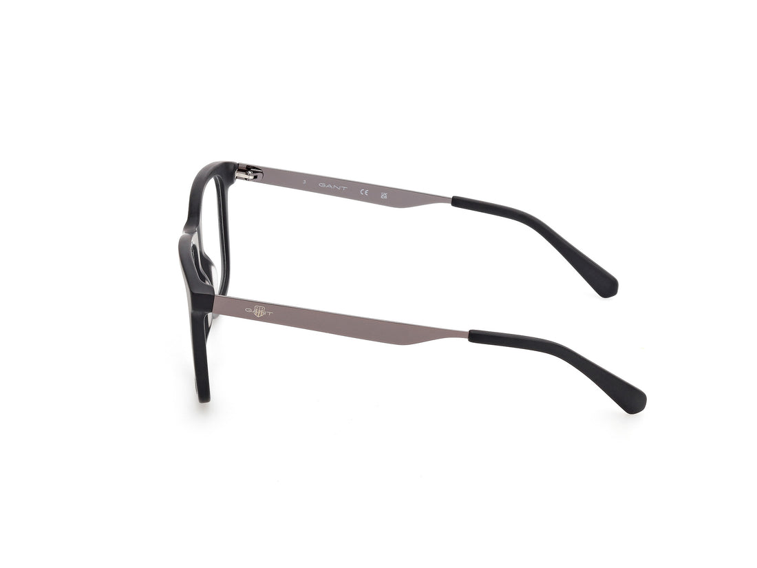 Óculos graduados gant ga50048 002 negro square masculino tamanho 54mm - Vista de detalhe