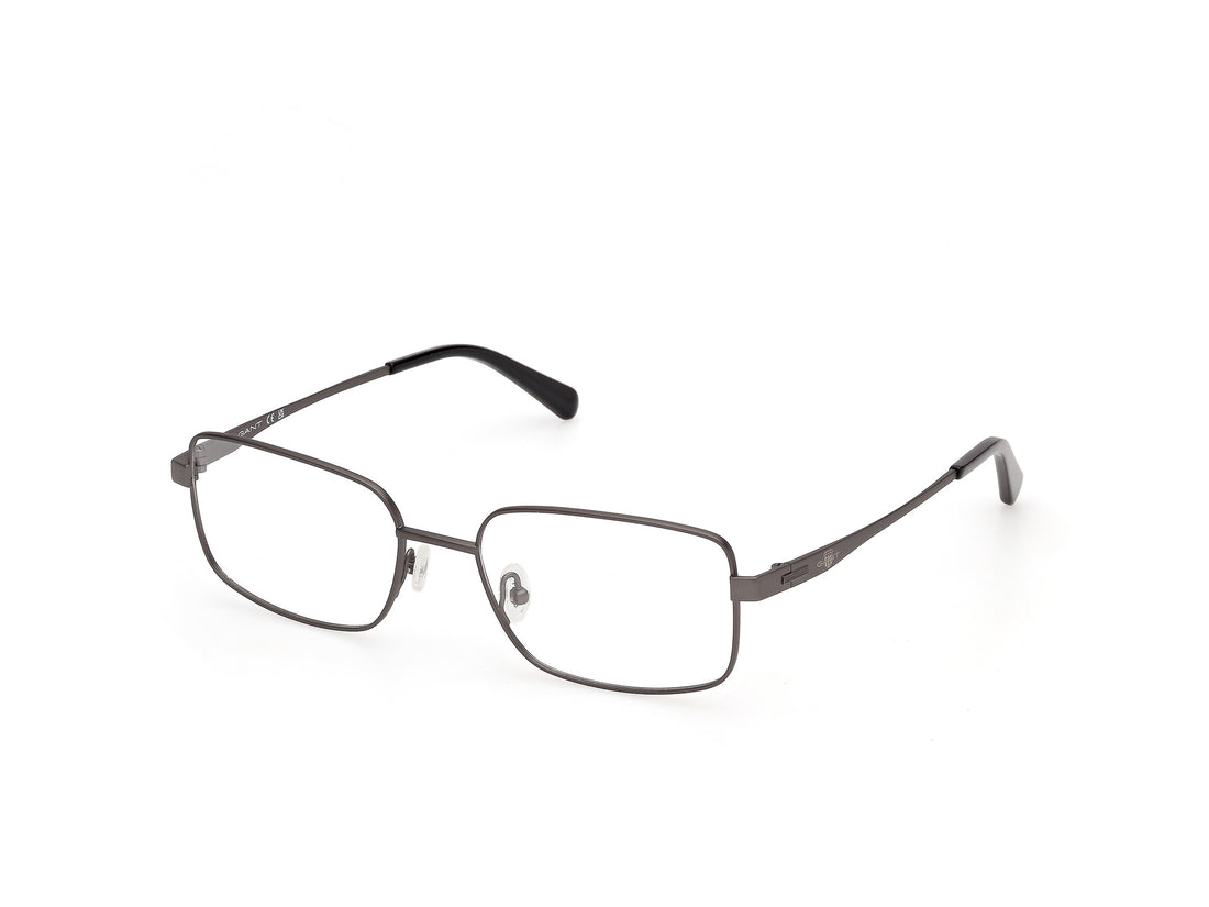 Briller gant ga50127 009 plateado rectangular masculino størrelse 56mm - Hovedvisning