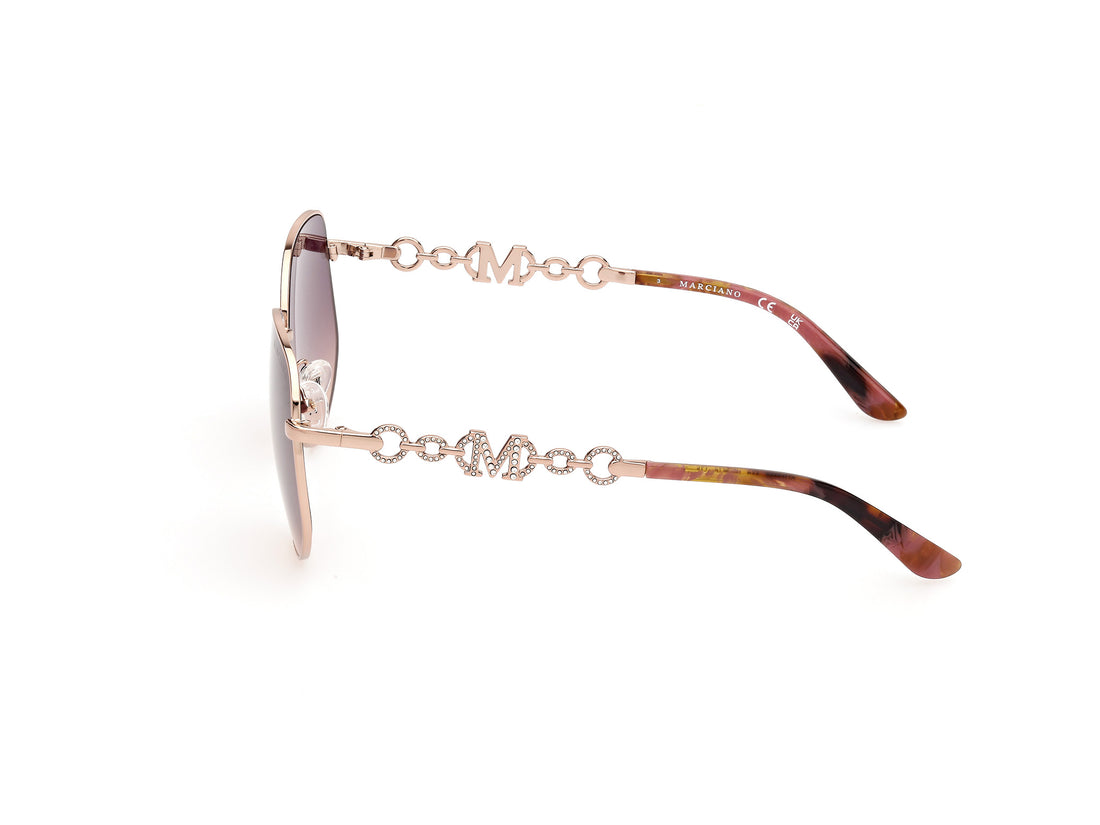 Sunglasses guess by marciano gm00003 28z dorado round femenino size 59mm - Detailed view