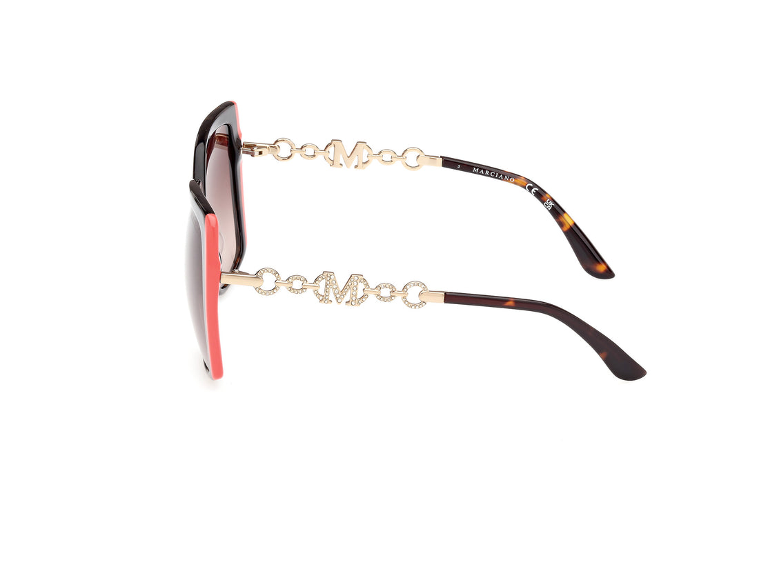 Sunglasses guess by marciano gm00005 52f havana square femenino size 57mm - Detailed view
