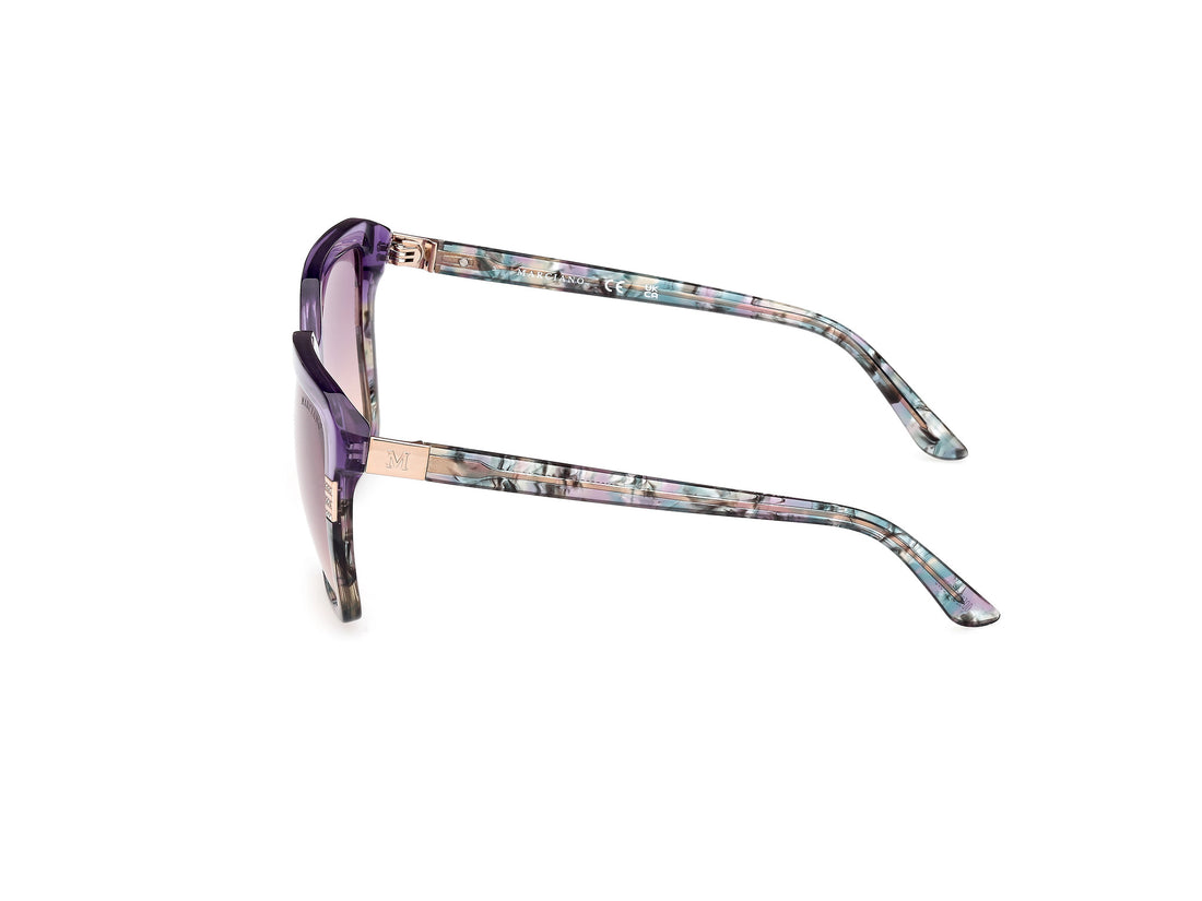 Sonnenbrillen guess by marciano gm00009 81z morado square femenino größe 58mm - Detailansicht