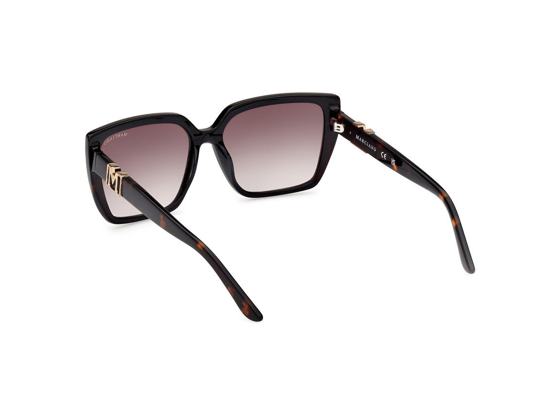 Sunglasses guess by marciano gm00012 05b negro square femenino size 58mm - Detailed view