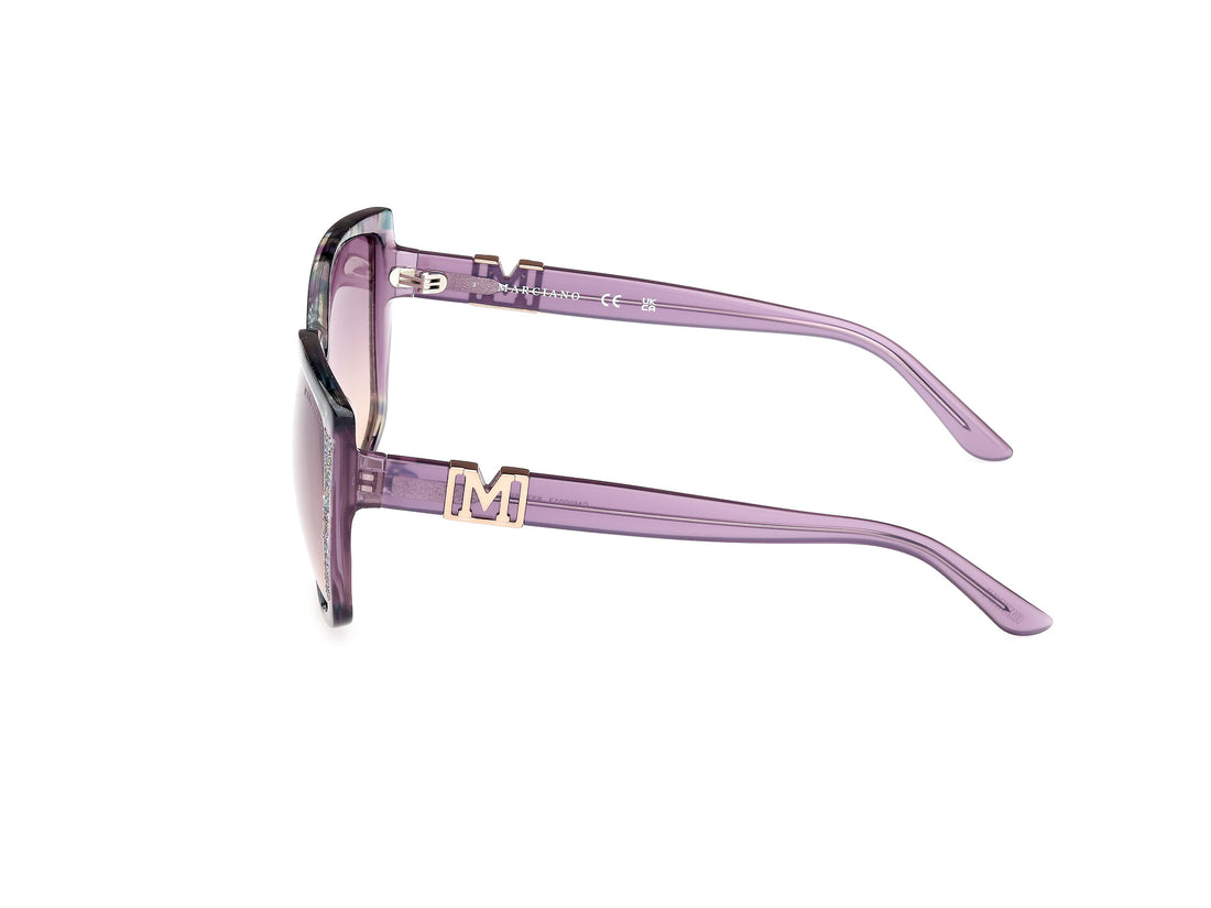 Sonnenbrillen guess by marciano gm00013 83z morado square femenino größe 59mm - Detailansicht