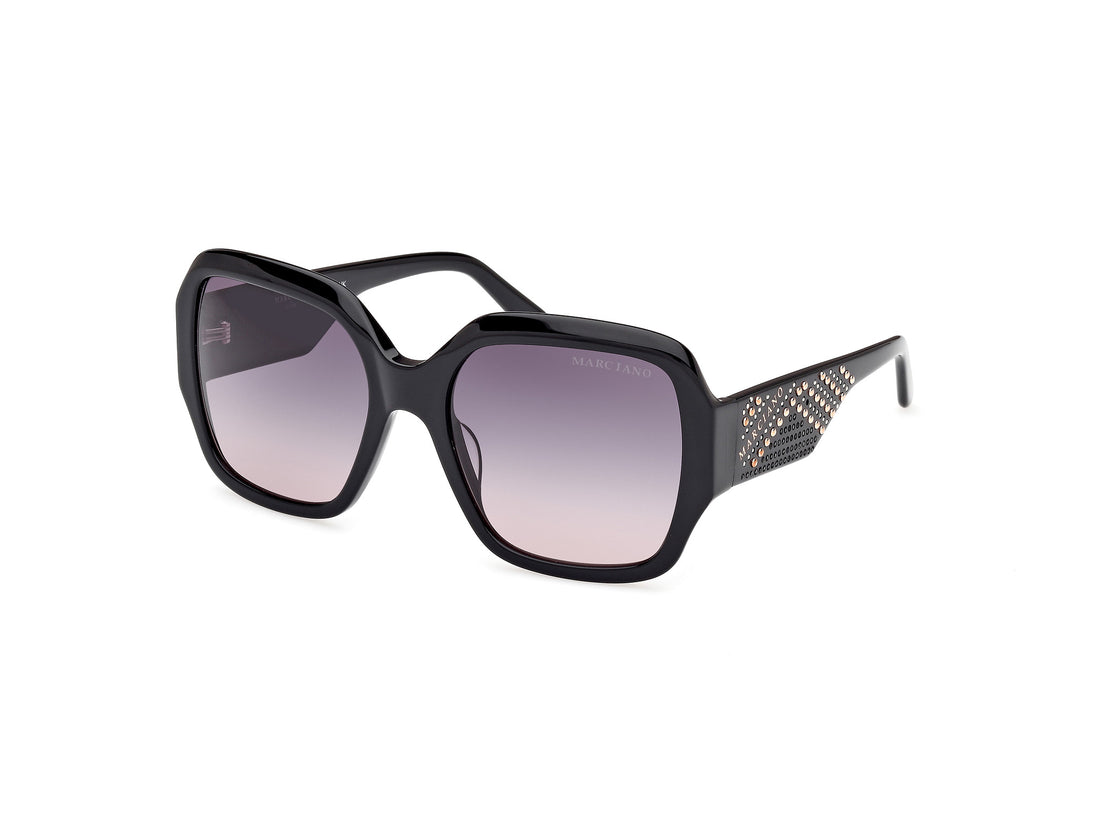 Sunglasses guess by marciano gm00014 01b negro square femenino size 56mm - Main view