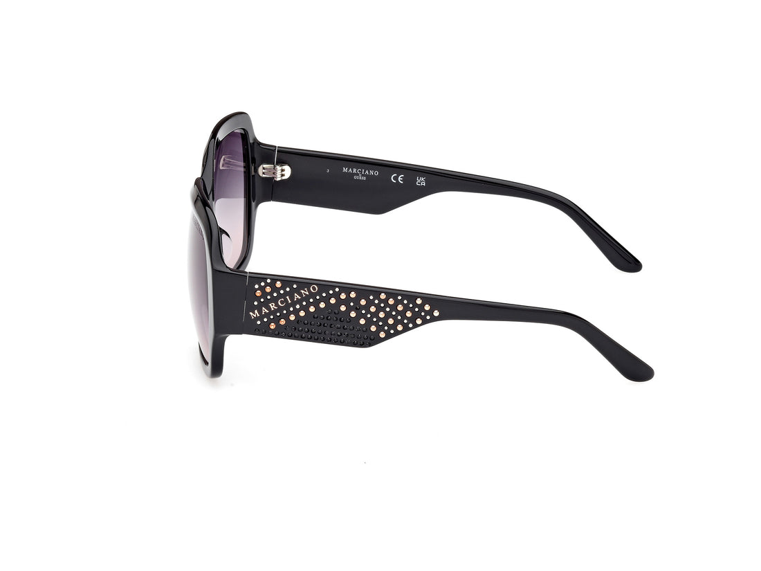 Sonnenbrillen guess by marciano gm00014 01b negro square femenino größe 56mm - Detailansicht