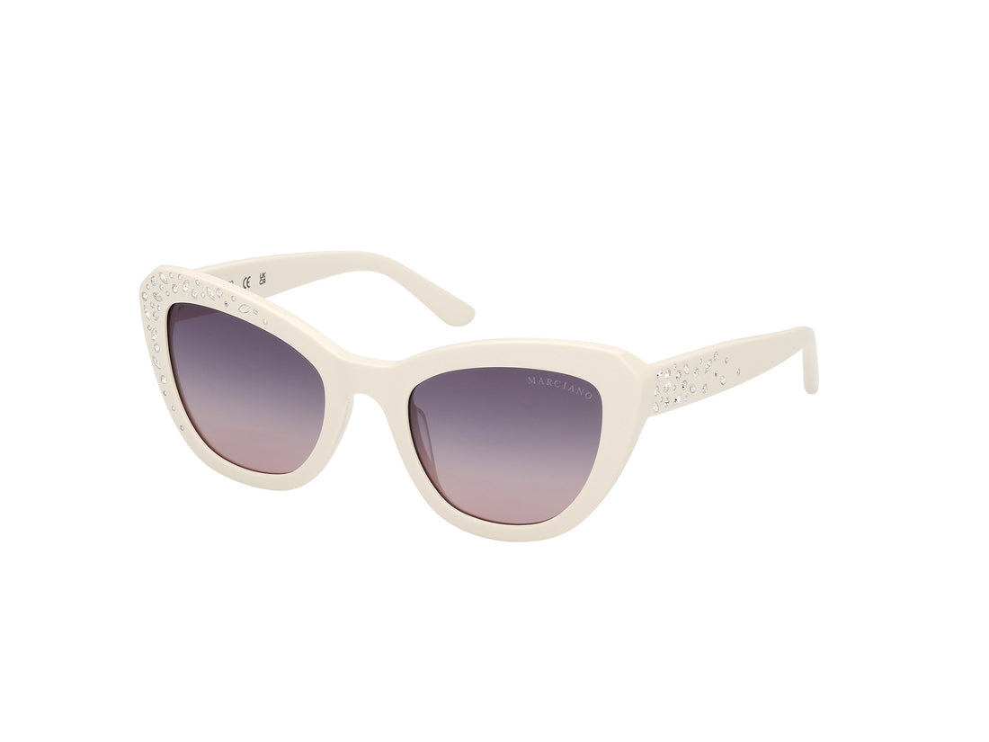 Sunglasses guess by marciano gm00016 21b blanco cat eye femenino size 53mm - Main view