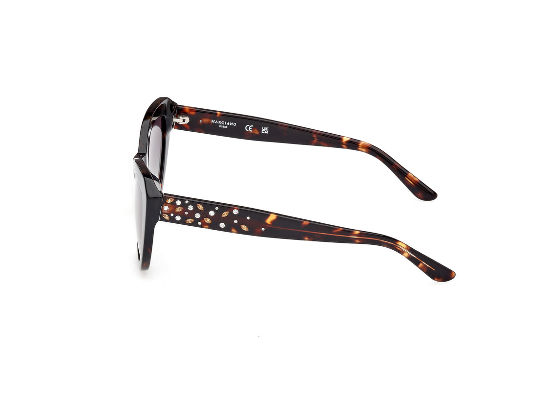 Sonnenbrillen guess by marciano gm00016 52p havana cat eye femenino größe 53mm - Detailansicht
