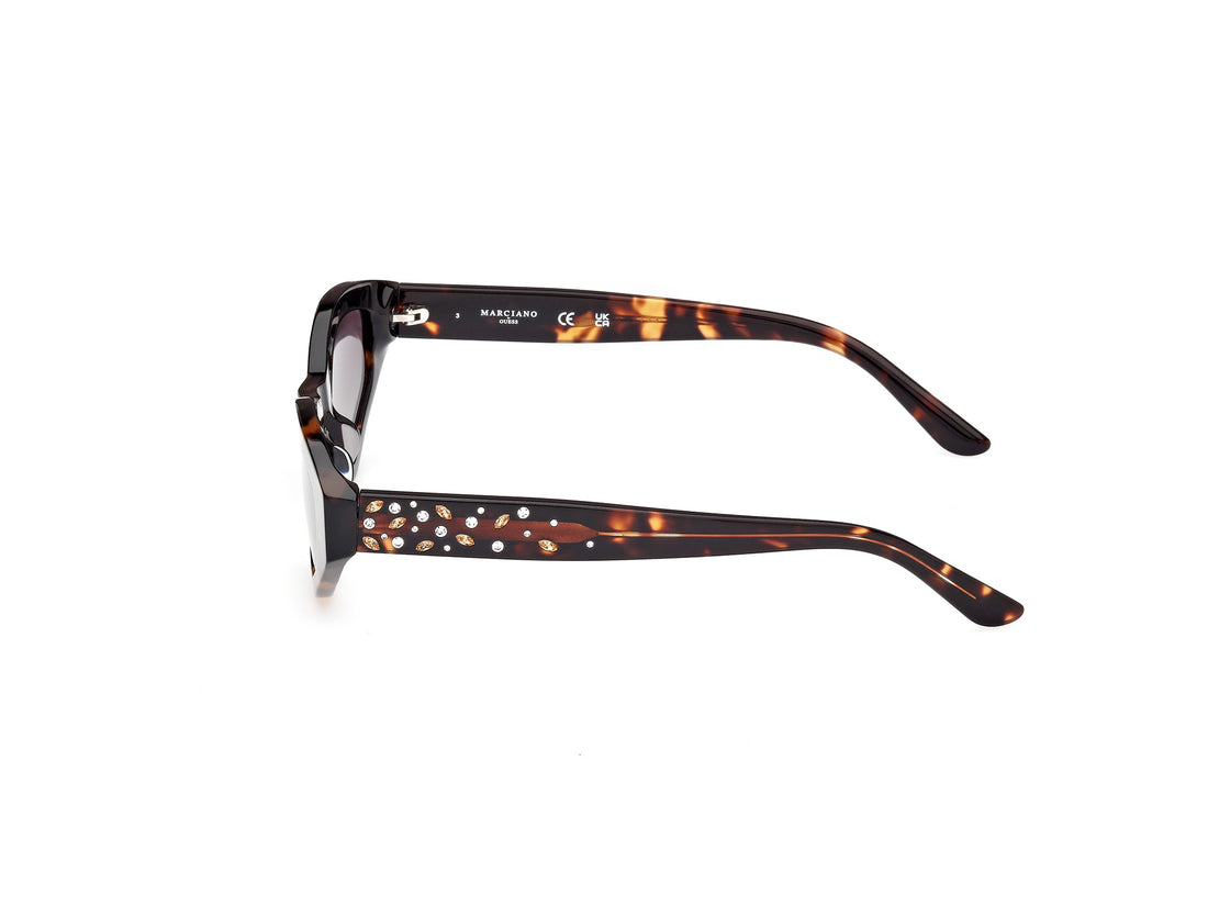 Gafas de sol guess by marciano gm00017 52p havana geometric femenino talla 53mm - Vista de detalle