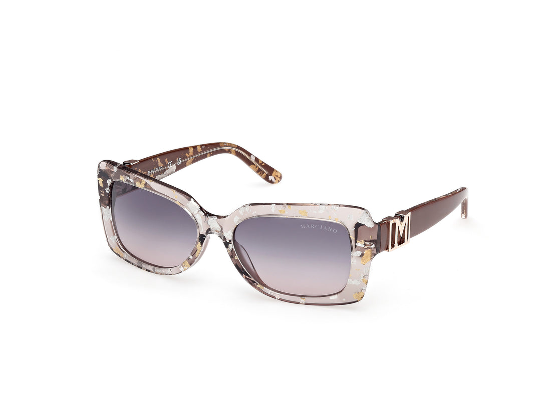 Sonnenbrillen guess by marciano gm00018 50b marron rectangular femenino größe 56mm - Hauptansicht
