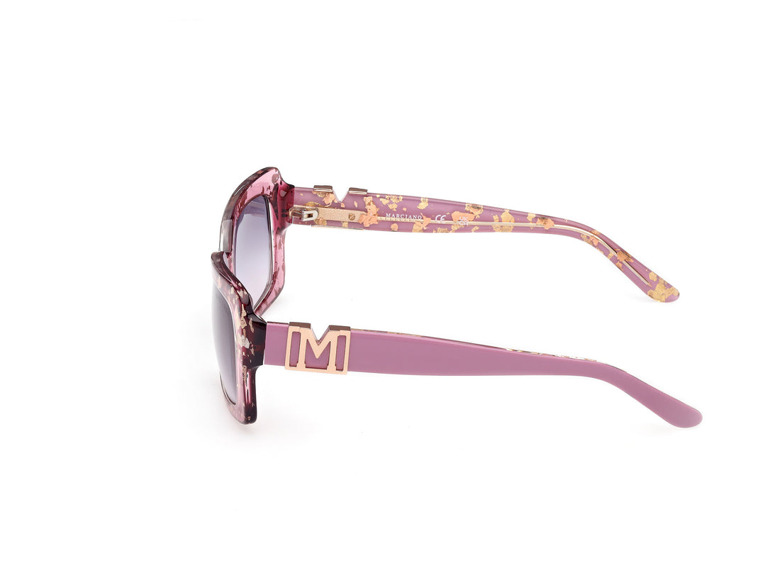 Sonnenbrillen guess by marciano gm00018 83z violeta rectangular femenino größe 56mm - Detailansicht