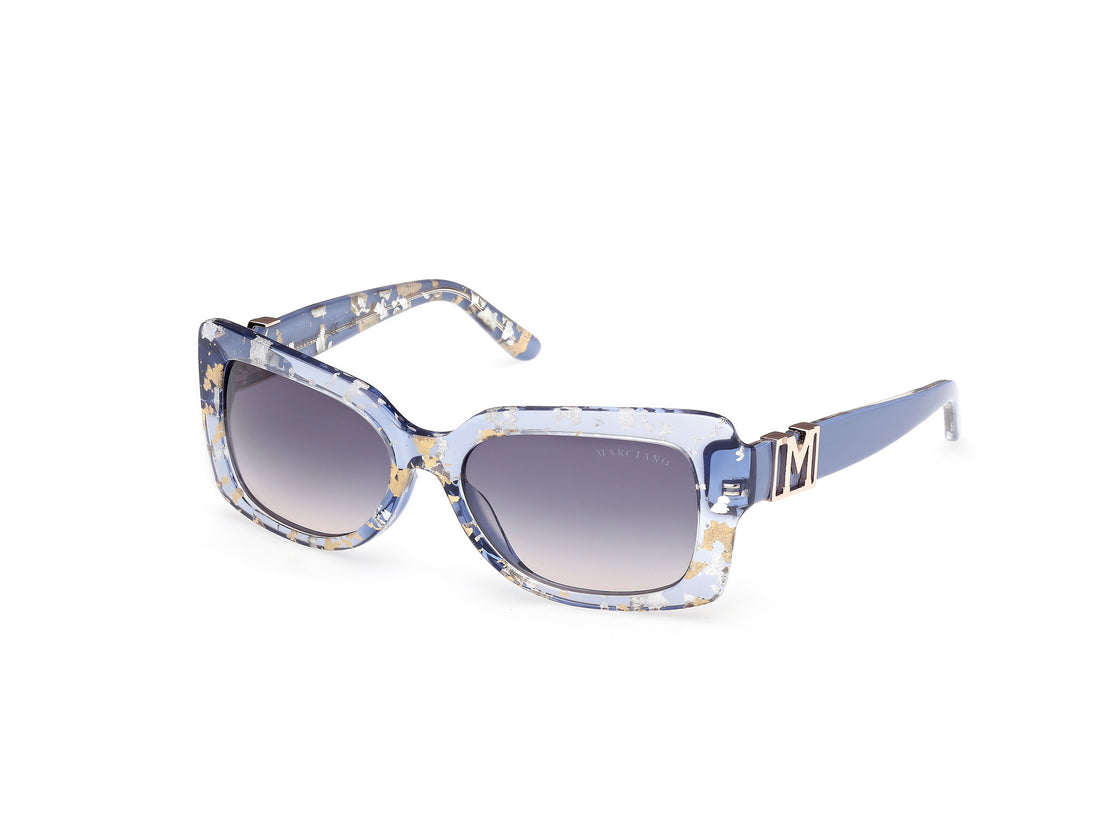 Sonnenbrillen guess by marciano gm00018 92w azul rectangular femenino größe 56mm - Hauptansicht