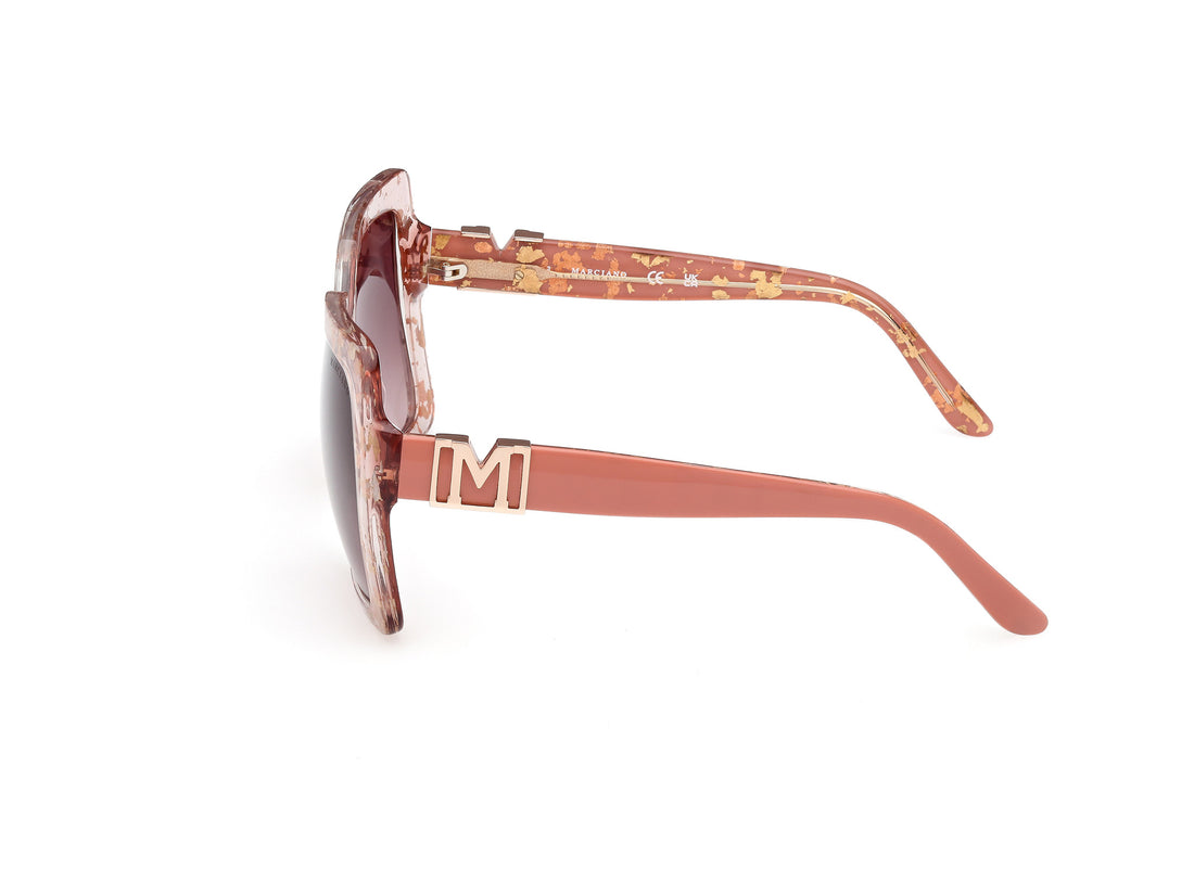 Sonnenbrillen guess by marciano gm00019 74f rosa butterfly femenino größe 56mm - Detailansicht