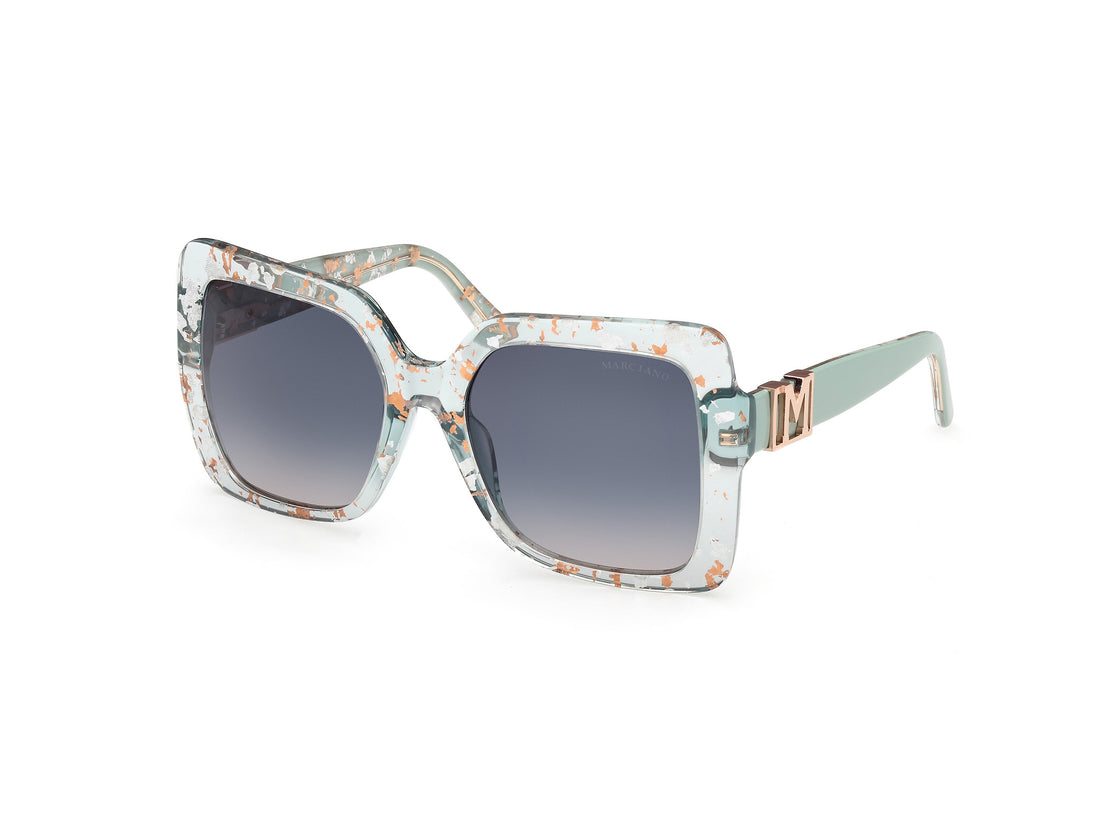 Sonnenbrillen guess by marciano gm00019 95w verde butterfly femenino größe 56mm - Hauptansicht