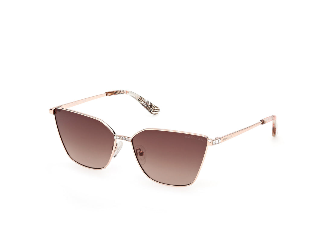 Sonnenbrillen guess by marciano gm00023 28f dorado cat eye femenino größe 60mm - Hauptansicht