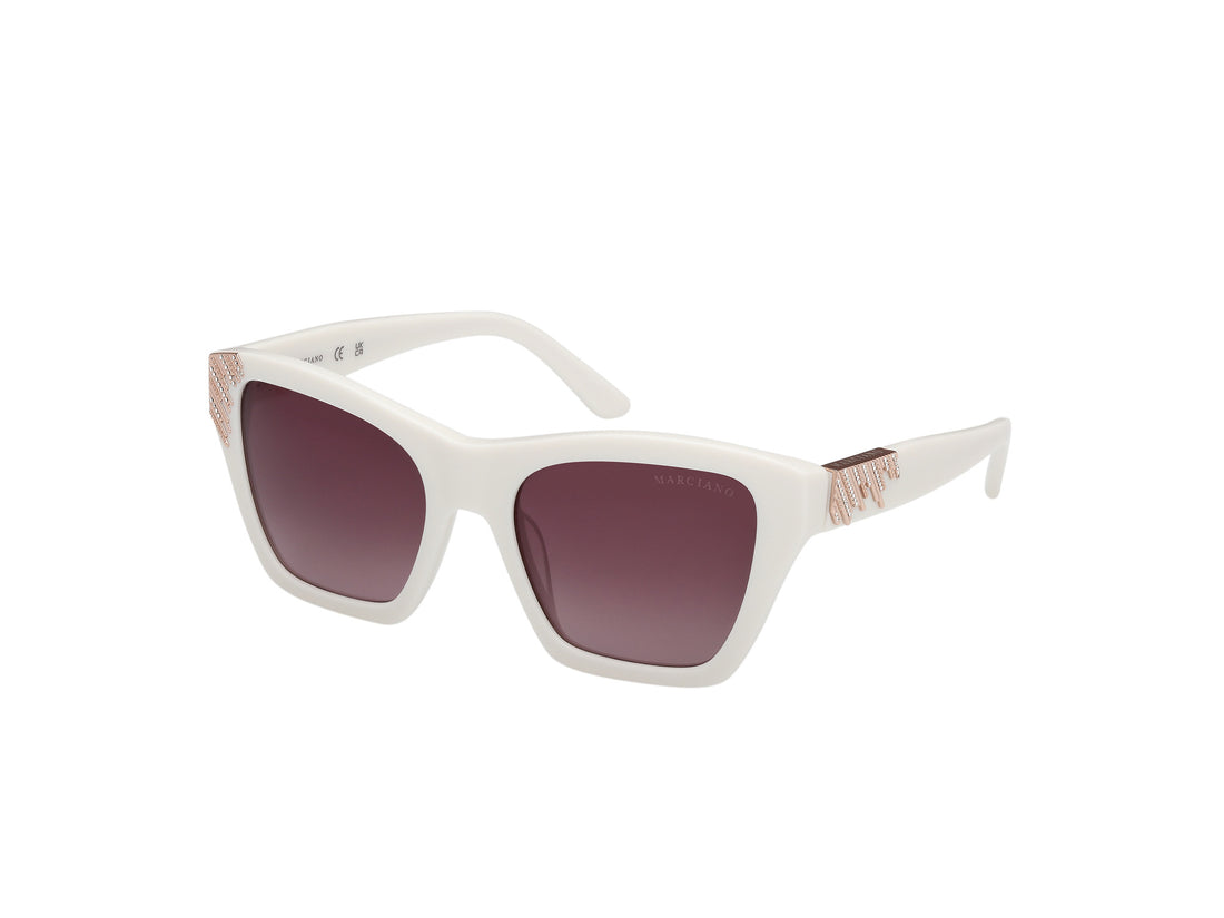 Sonnenbrillen guess by marciano gm00024 21f blanco square femenino größe 54mm - Hauptansicht