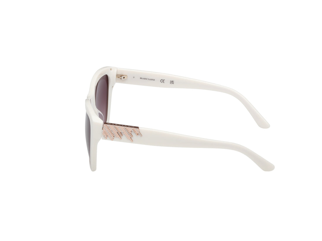Sonnenbrillen guess by marciano gm00024 21f blanco square femenino größe 54mm - Detailansicht