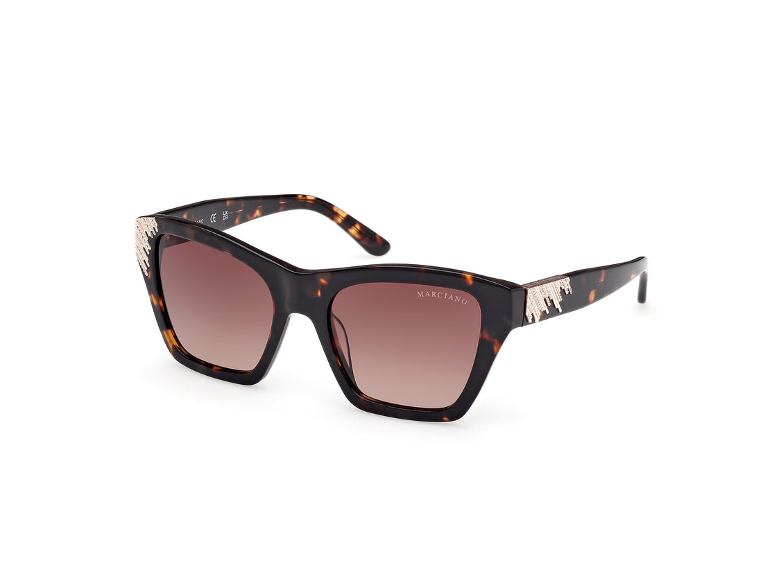 Sonnenbrillen guess by marciano gm00024 52f havana square femenino größe 54mm - Hauptansicht