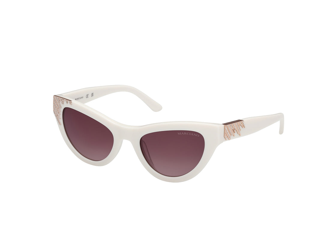 Sonnenbrillen guess by marciano gm00025 21f blanco cat eye femenino größe 53mm - Hauptansicht