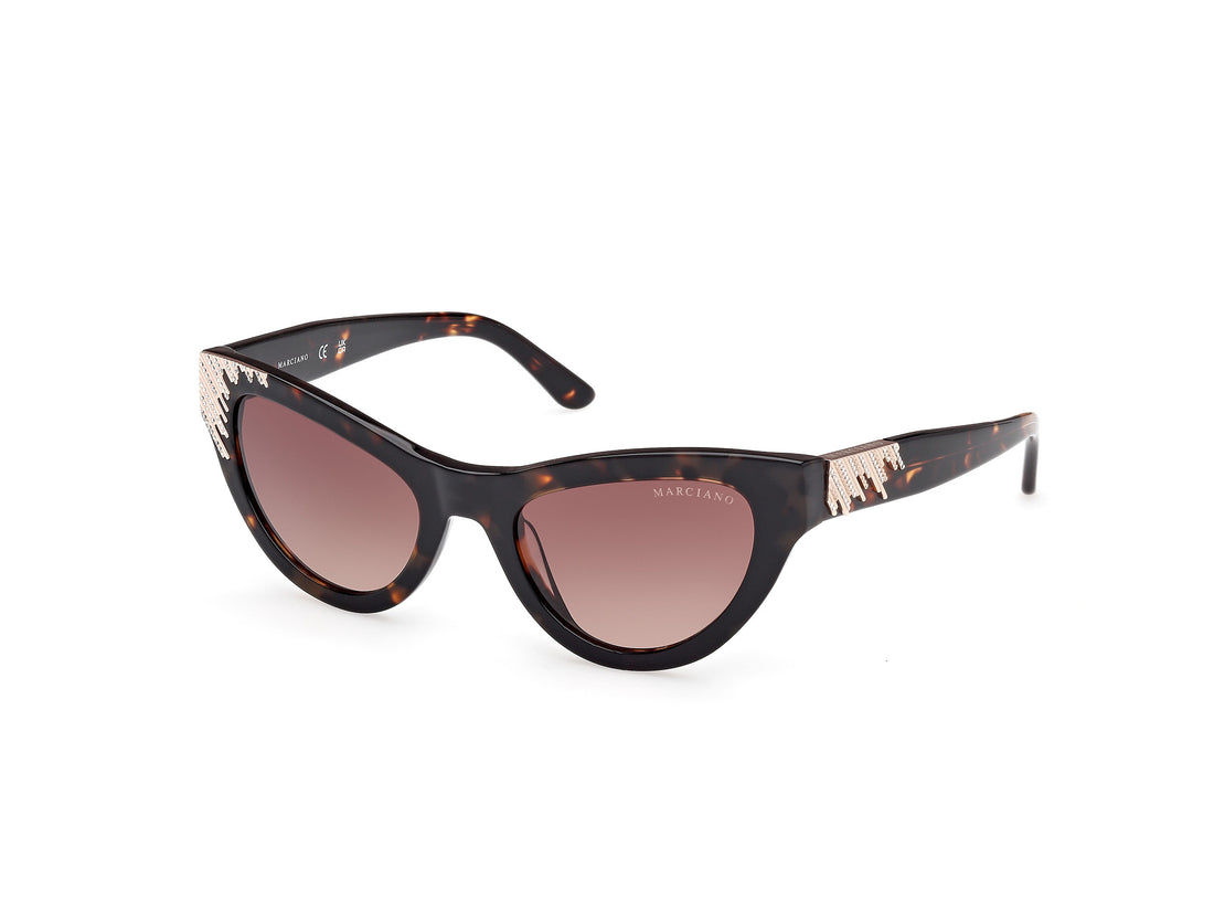 Sonnenbrillen guess by marciano gm00025 52f havana cat eye femenino größe 53mm - Hauptansicht