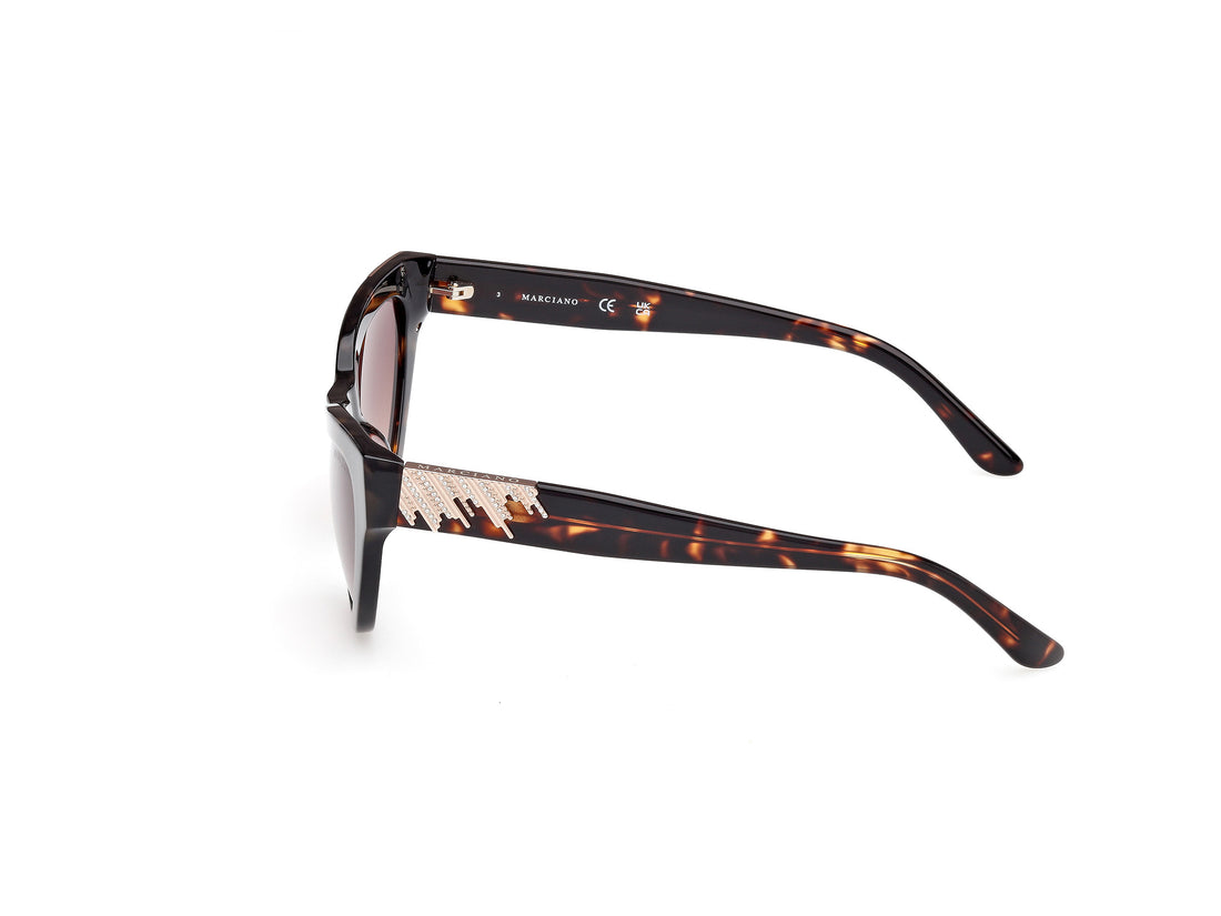 Sonnenbrillen guess by marciano gm00025 52f havana cat eye femenino größe 53mm - Detailansicht