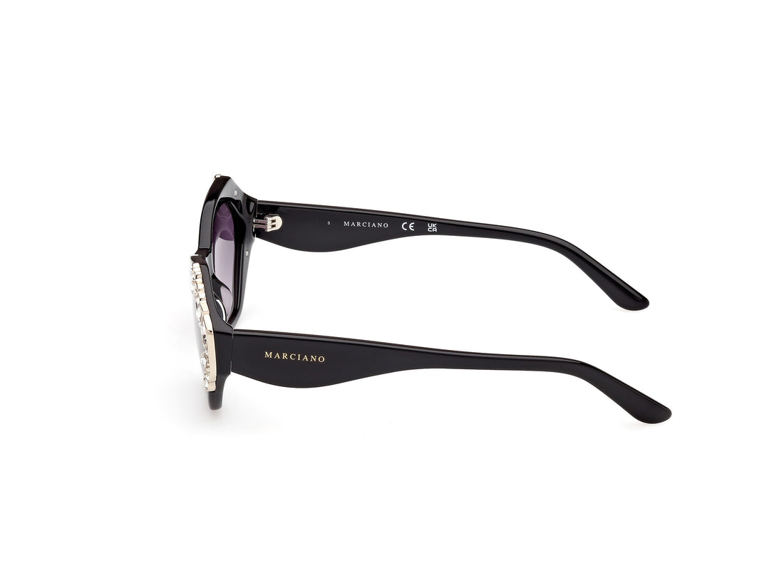 Sonnenbrillen guess by marciano gm00026 01b negro geometric femenino größe 53mm - Detailansicht