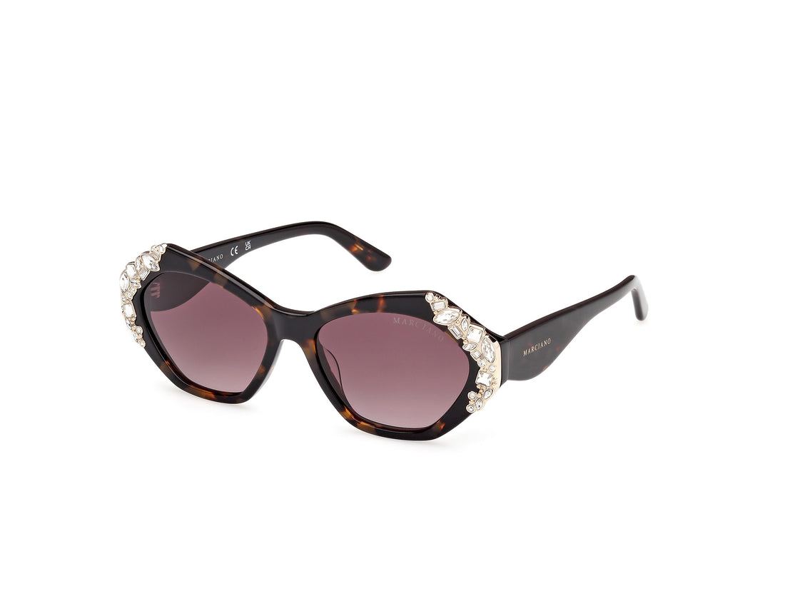 Sonnenbrillen guess by marciano gm00026 52f havana geometric femenino größe 53mm - Hauptansicht