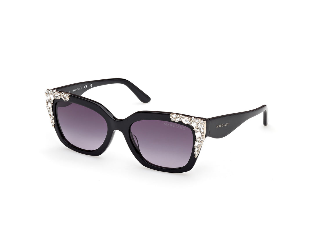 Sonnenbrillen guess by marciano gm00027 01b negro rectangular femenino größe 55mm - Hauptansicht