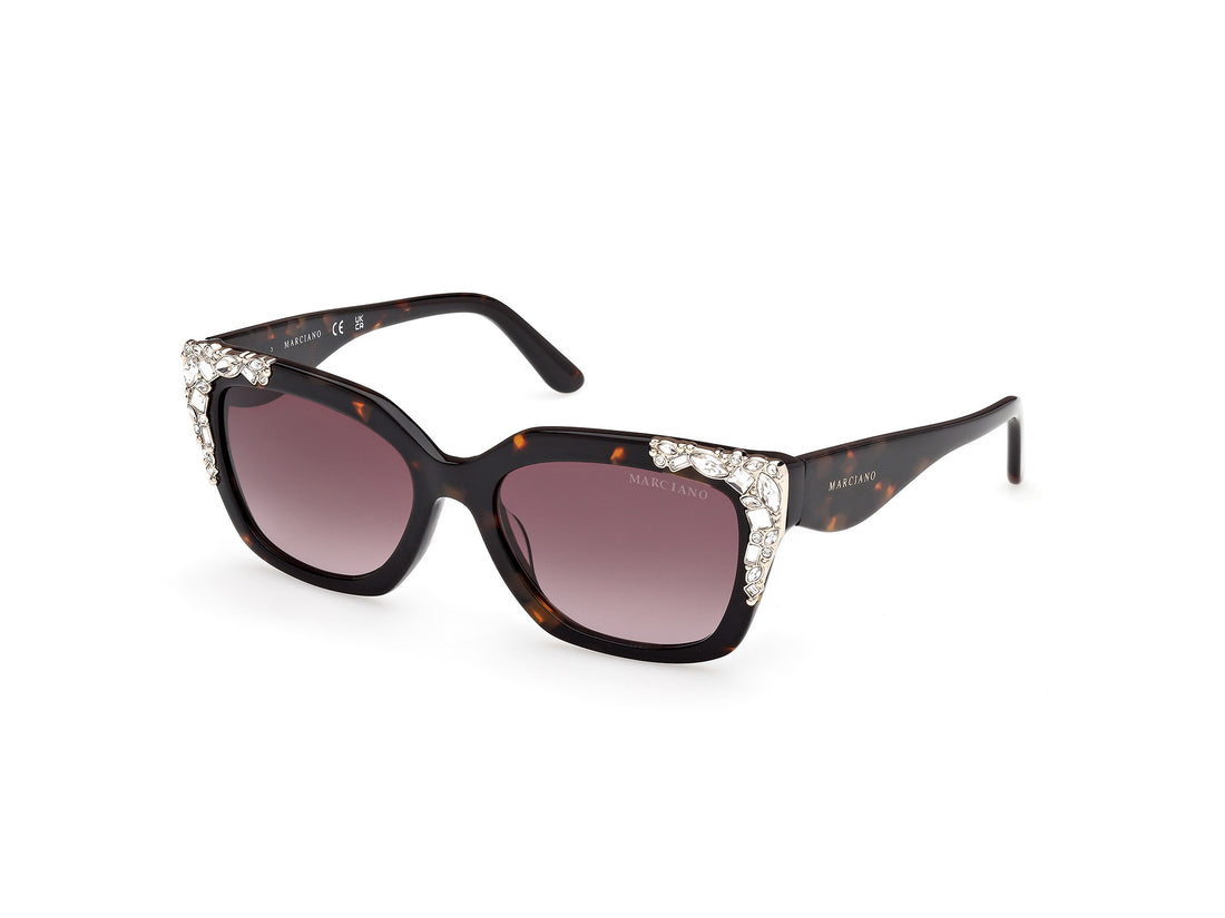 Sonnenbrillen guess by marciano gm00027 52f havana rectangular femenino größe 55mm - Hauptansicht