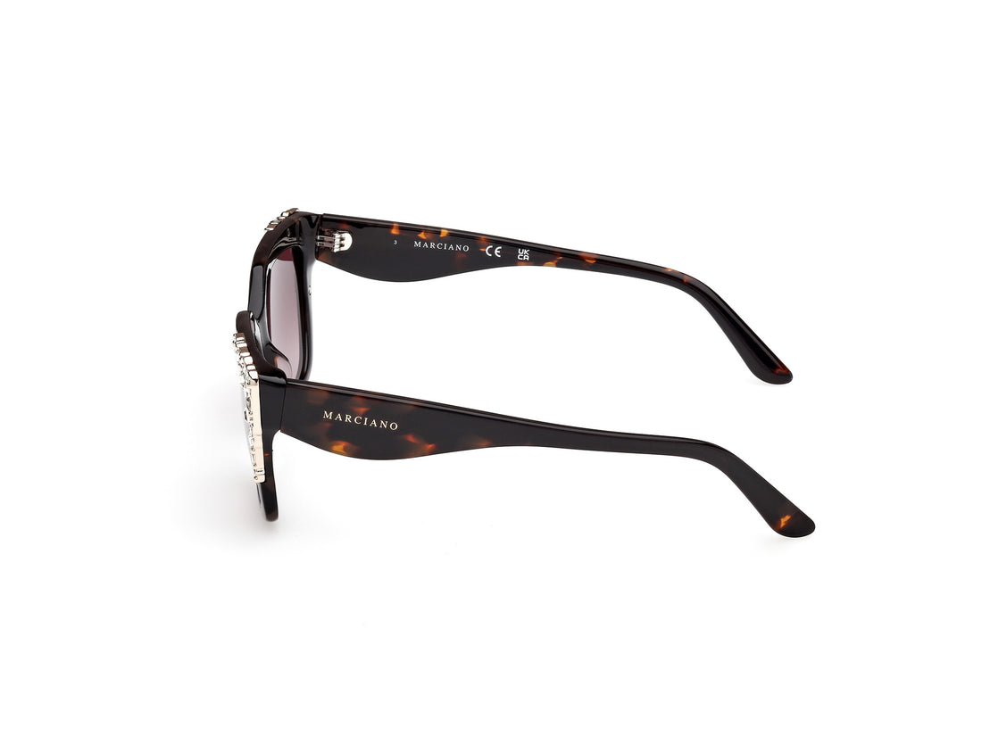 Sonnenbrillen guess by marciano gm00027 52f havana rectangular femenino größe 55mm - Detailansicht