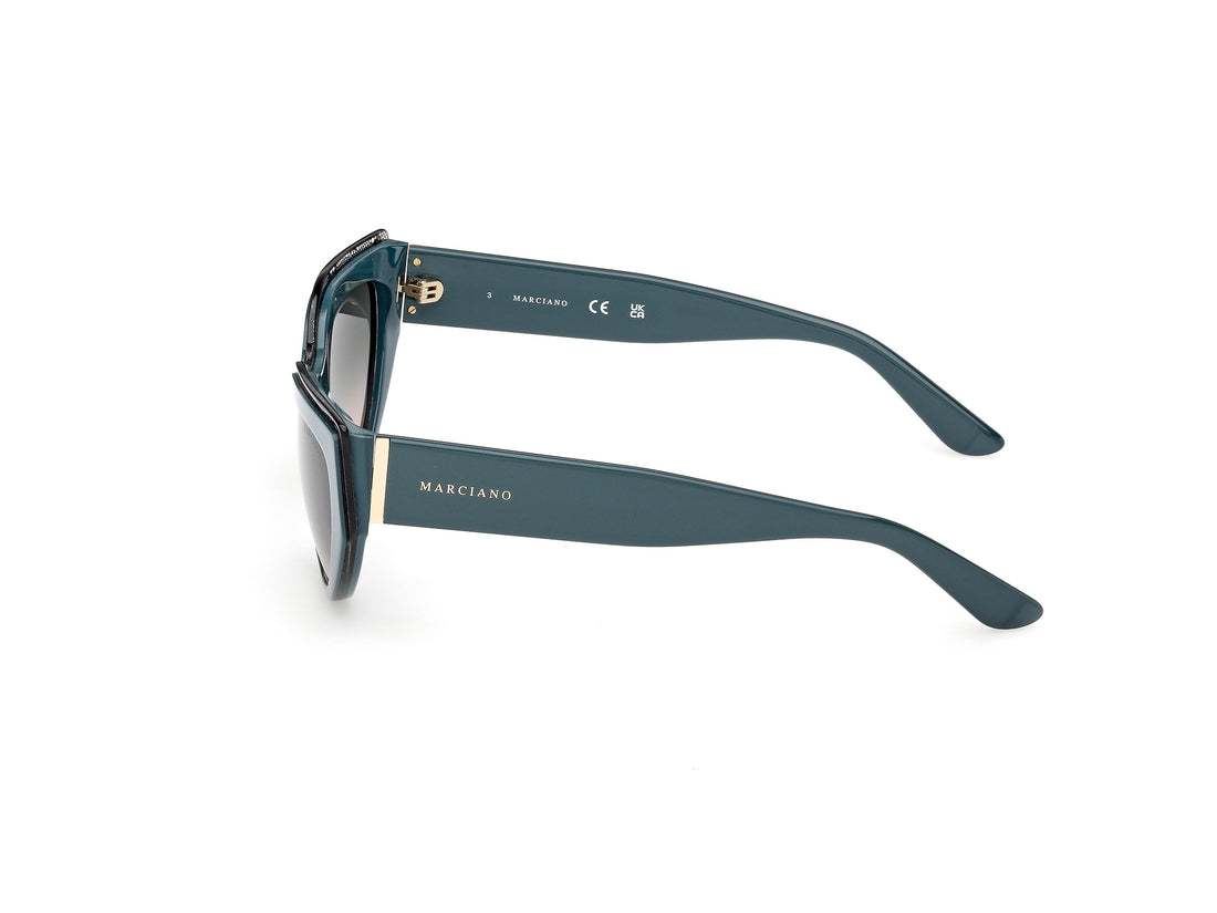 Sonnenbrillen guess by marciano gm00028 89b azul cat eye femenino größe 55mm - Detailansicht