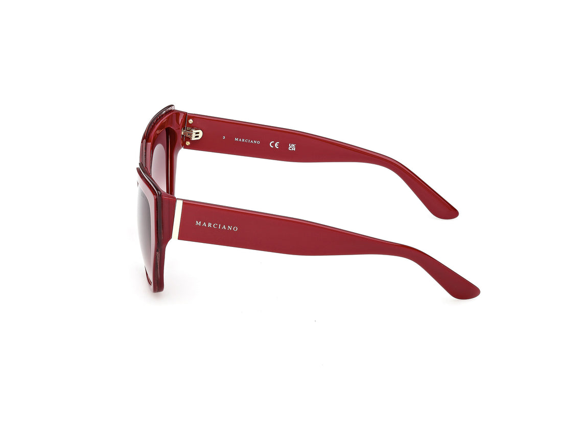 Sonnenbrillen guess by marciano gm00029 71t burdeos square femenino größe 53mm - Detailansicht