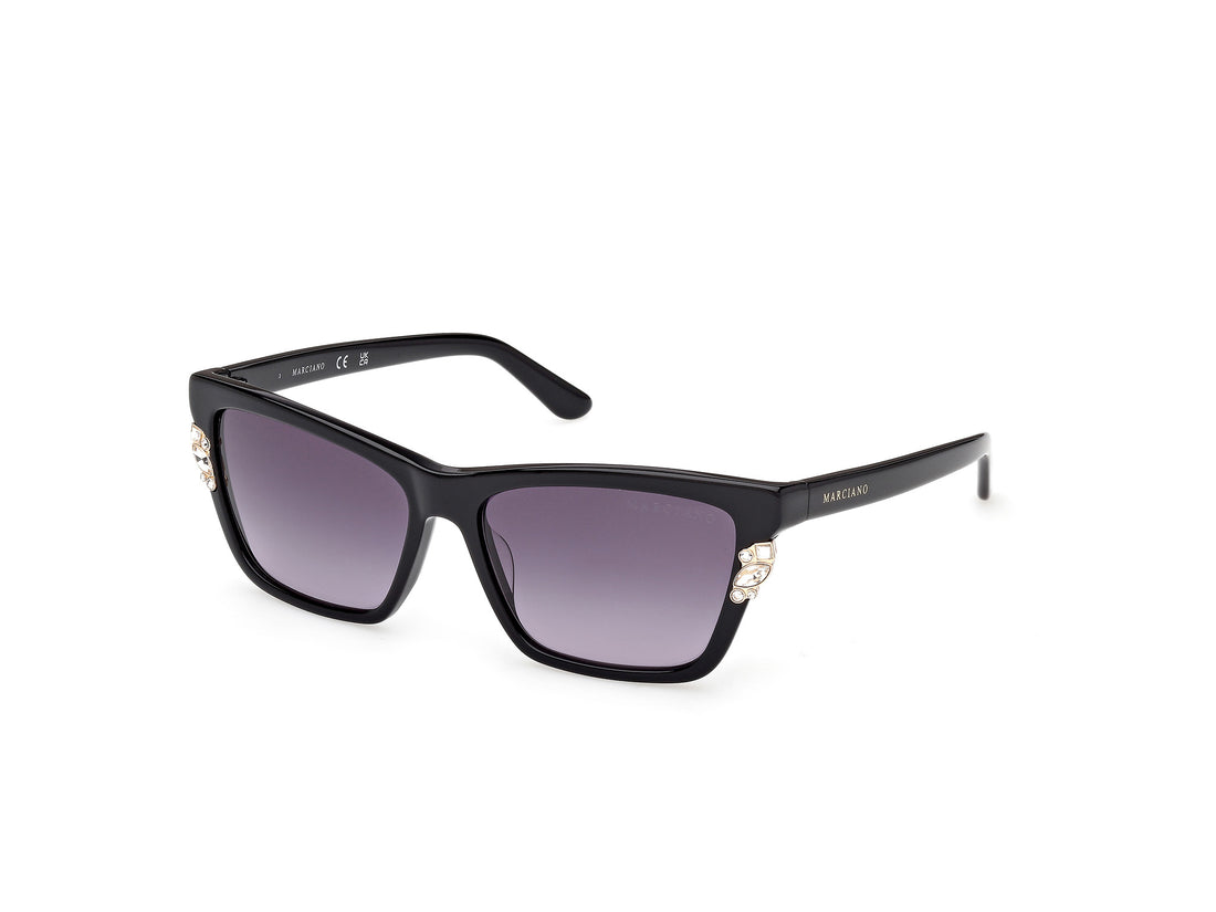 Sonnenbrillen guess by marciano gm00030 01b negro rectangular femenino größe 56mm - Hauptansicht