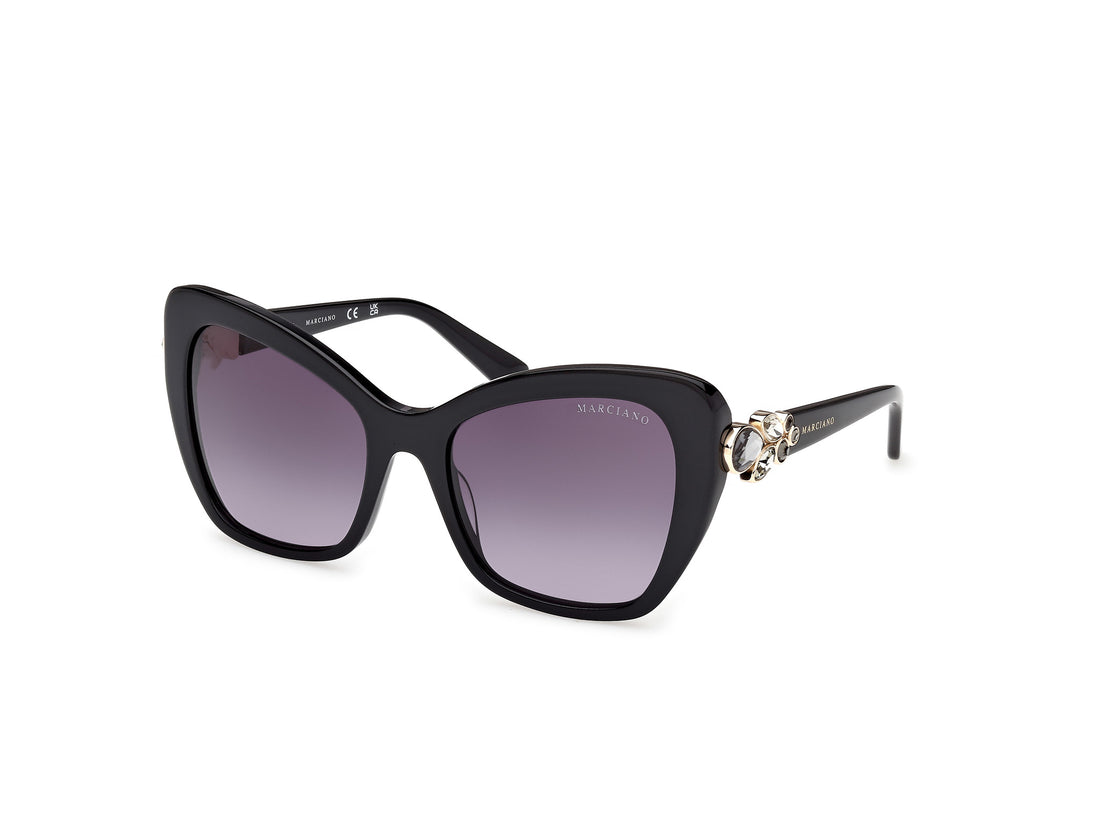 Sonnenbrillen guess by marciano gm00032 01b negro butterfly femenino größe 55mm - Hauptansicht