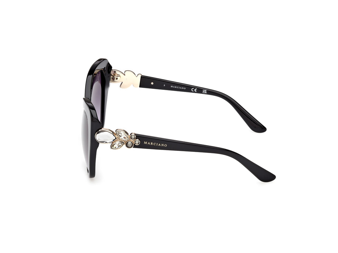 Sonnenbrillen guess by marciano gm00032 01b negro butterfly femenino größe 55mm - Detailansicht