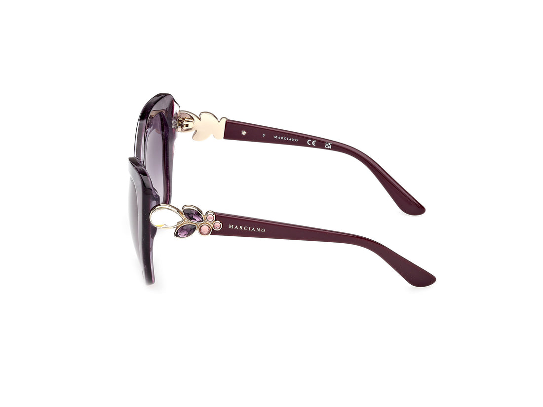 Sonnenbrillen guess by marciano gm00032 83z violeta butterfly femenino größe 55mm - Detailansicht