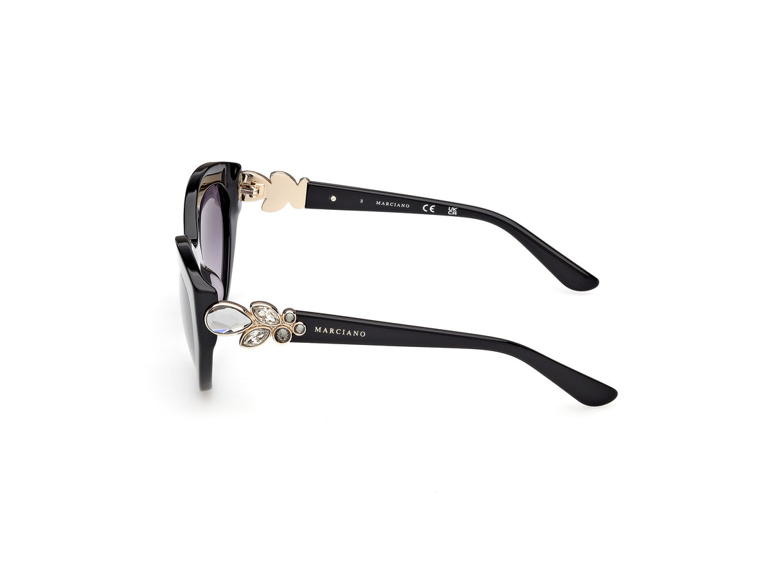 Sonnenbrillen guess by marciano gm00033 01b negro cat eye femenino größe 54mm - Detailansicht